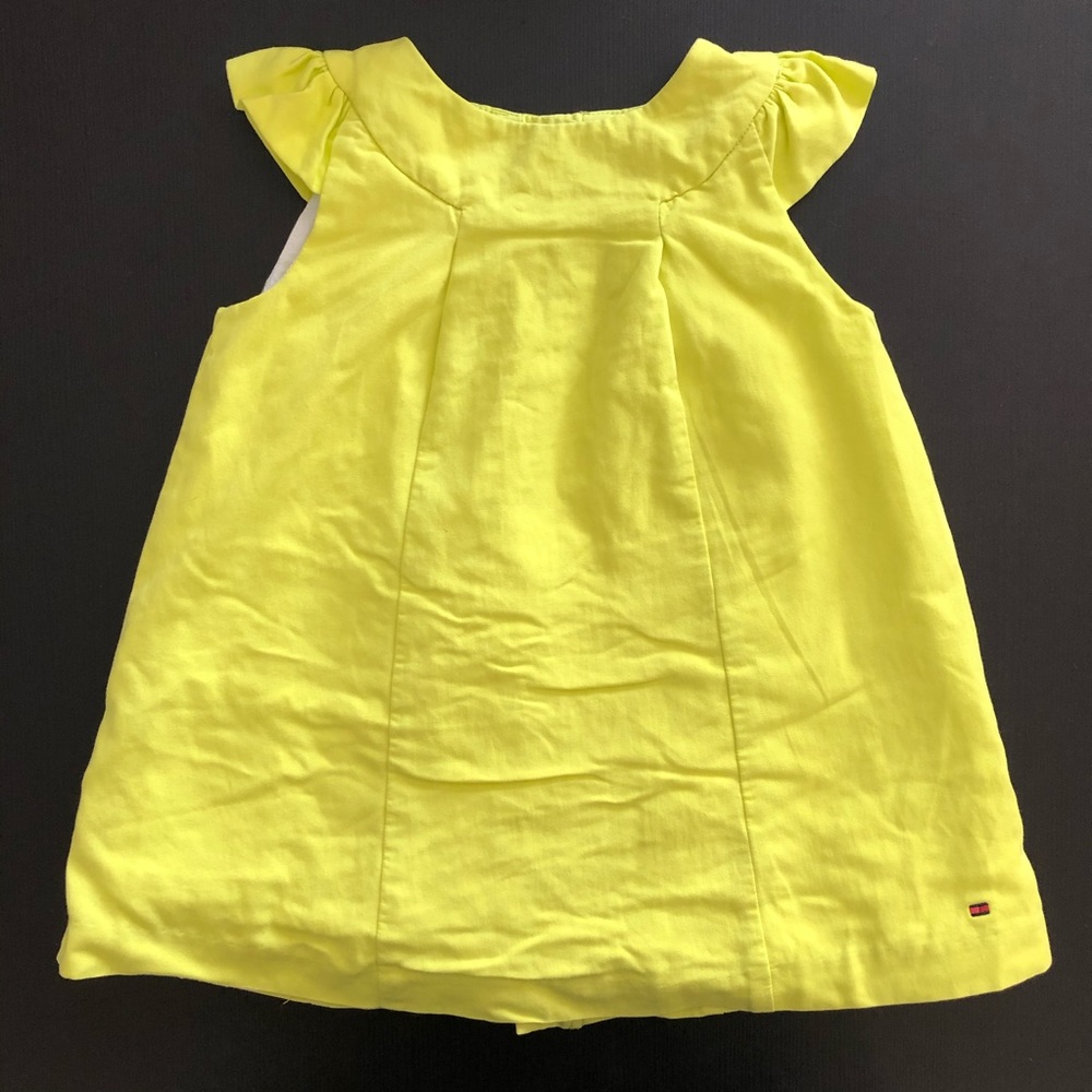 Tommy Hilfiger Neon Yellow Dress Size 2T